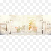 冬季雪花背景
