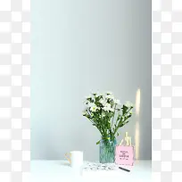 9月你好海报背景素材