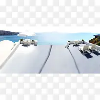 简约海景房背景装饰