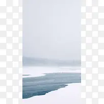 冬季风景背景
