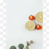 小清新水果柠檬海报
