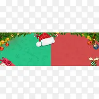 双色拼接圣诞节快乐banner