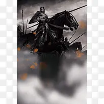 黑暗骑士宣传海报背景