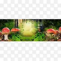 春季清新淘宝背景