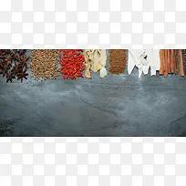 桂皮枸杞食物淘宝banner