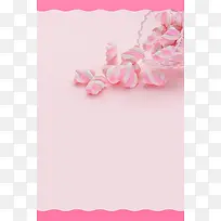 棉花糖海报背景素材