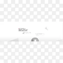 白色简约主义淘宝背景