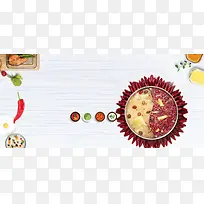 冬季美火锅大促简约banner