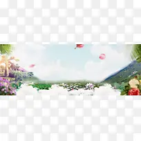 梦幻banner背景