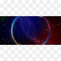梦幻宇宙星空光束背景