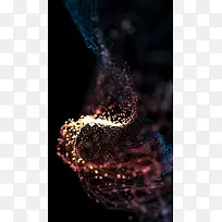 炫酷梦幻光线H5背景