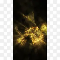 梦幻酷炫黑色H5背景