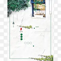 小清新日式民宿宣传