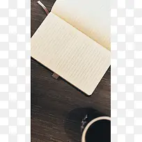 笔记本咖啡H5背景