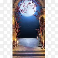 梦幻星空H5背景