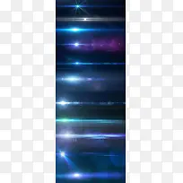 梦幻深色灯光效果平面广告