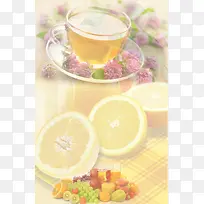 奶茶店菜单背景素材