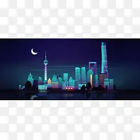 夜上海背景