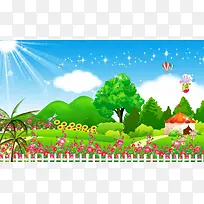 六一儿童节海报背景素材