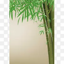 竹叶背景装饰