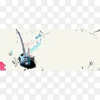 社团手绘灰色banner