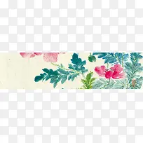 文艺  动漫 小清新 banner海报背景