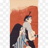 波谱风宣传海报设计