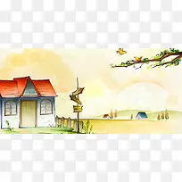 插画背景