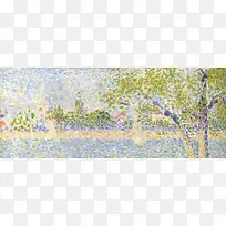 油画抽象树淘宝网站背景图