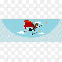 春季招聘卡通banner