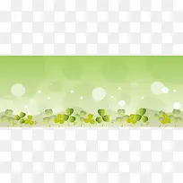 精美花卉植物banner背景