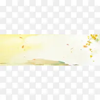 秋季文艺清新手绘平面banner