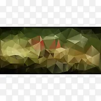 绿色易拉宝背景