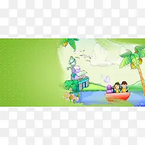 新春踏青旅游宣传海报