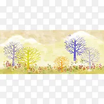 插画淘宝背景图