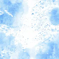 蓝色水彩喷溅背景