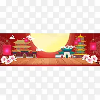 新年通知中国风海报banner