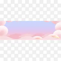 春季五一出行季扁平banner背景