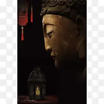 佛教宣传海报背景