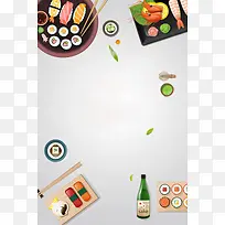 日式料理背景素材