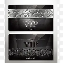 银色VIP会员卡背景素材