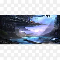 魔幻场景背景
