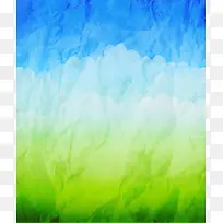 褶皱春天水彩画背景矢量图