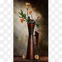 高清复古花瓶背景