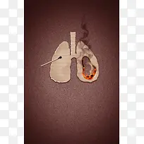 吸烟肺炎公益广告