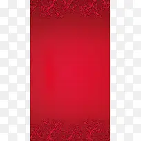 红色花纹纹理H5文素材背景