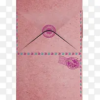 复古简约邀请函纹理
