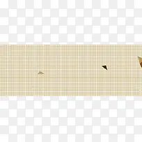 淘宝小清新几何元素黄背景海报banner