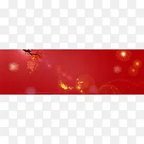 红色喜庆新年背景