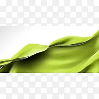 绿色丝绸光滑绸缎素材